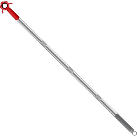 Rallonge de fenêtre de toit pour fenêtre de toit 120 cm - 4 sections d'ouverture de fenêtre de toit, barre de fenêtre de toit avec crochets, outil d'ouverture de fenêtre de toit et volet roulant (1/5)