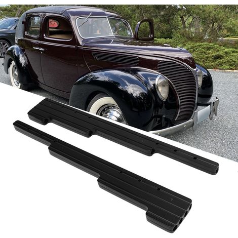 Zündkerzenkabelhalterung aus Aluminiumlegierung für Chevy SBC BBC SBF 302 350 454 V8-Motoren, schwarz (1/5)