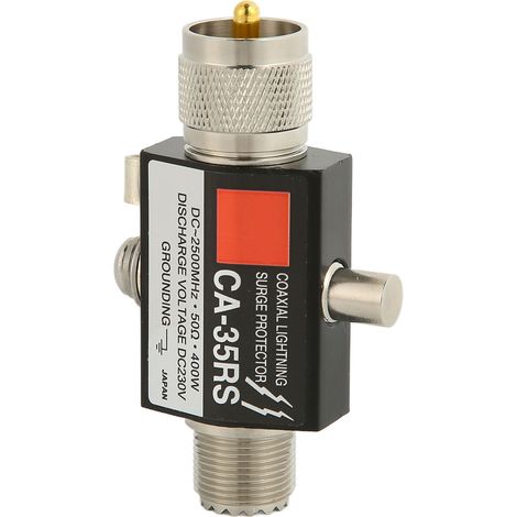 Parafoudre coaxial UHF 400 W mâle-femelle pour antenne (1/4)