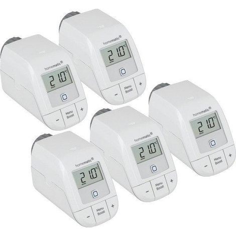 homematic-ip HomeMatic IP Termostato para Radiador Basic Juego de 5