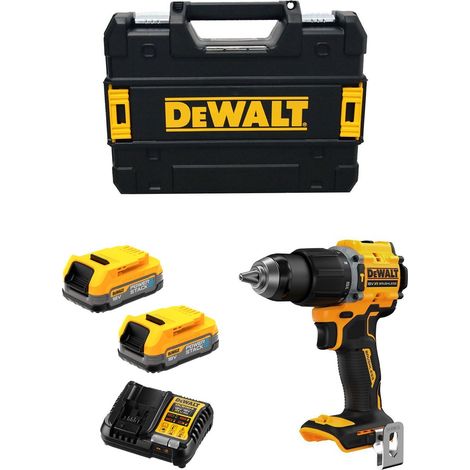 Taladro Percutor DeWALT DCD799E2T (2 x 1,7 Ah Powerstack + DCB1104 + TSTAK II) (1/5)