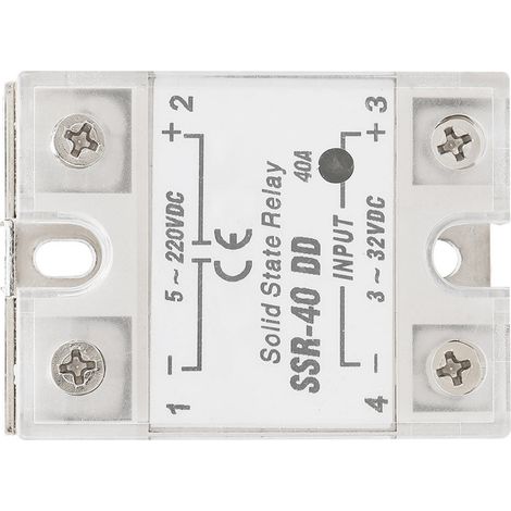 SSR-40 DD 40A 5-220VDC Halbleiterrelais für die industrielle Automatisierung (1/5)