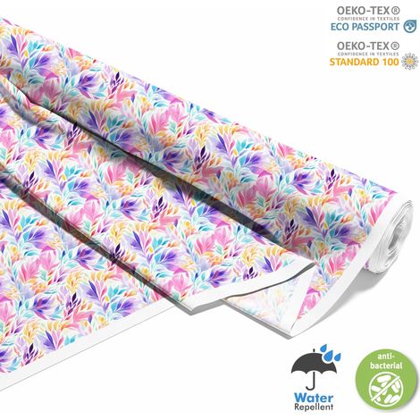 OUTDOOR DEKOSTOFFE OXFORD - Pflanzenmuster - DX2552