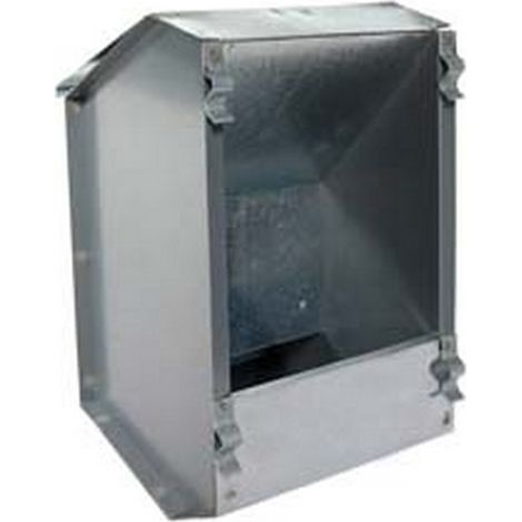 6PZ MANGIATOIA CON COPERCHIO PER CONIGLI - cm.14x13x25h.