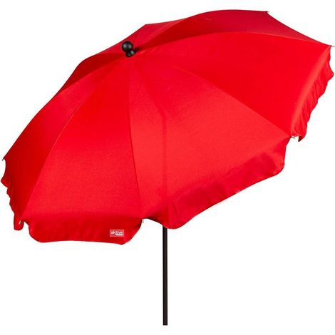 Aktive XL Strandparasol 200 cm Durchmesser Rot