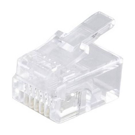 Shiverpeaks Réseau Shiverpeaks BASIC-S fiche modulaire RJ12 6 pôles, 6 contacts occupés, contacts dorés VE 10 BS72050-10 mâle, droit Nombre de p S482202 (1/2)