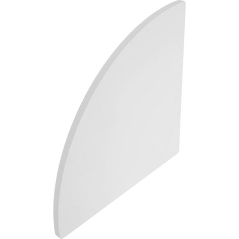 Étagère d'angle SECFOU pour salle de bain en PVC murale multifonctionnelle forme d'éventail , peu en
