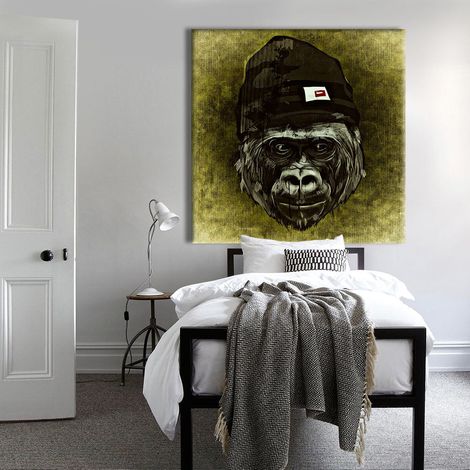 ABSTRACT 1102 - Quadro Canvas su telaio in legno - Misura: 80x80 cm (1/5)