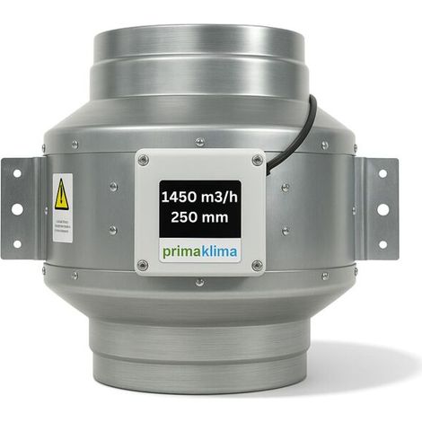 Prima Klima EC Ventilator Blue 1450 m³/h 250 mm RJ 45 - Grow Abluft