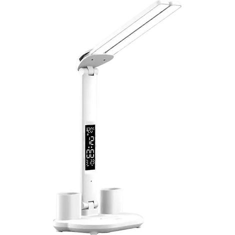 Doppelseitige Schreibtischlampe mit 40 LEDs, einfache Leselampe, 3200 mAh Akku, ideale Nachttischlampe zum Lernen (1/5)