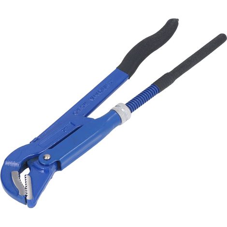 Clé à pipe universelle métrique à bec coudé à 45° en acier à haute teneur en carbone pour pince de plomberie de salle de bain 1 po (ouverture de 0 à 70 mm) (1/5)
