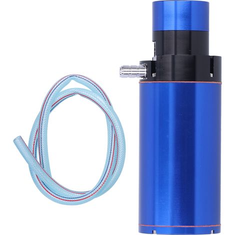 Réservoir de ventilation universel pour séparateur huile-gaz moteur avec manomètre 0-14 PSI, bleu. (1/5)