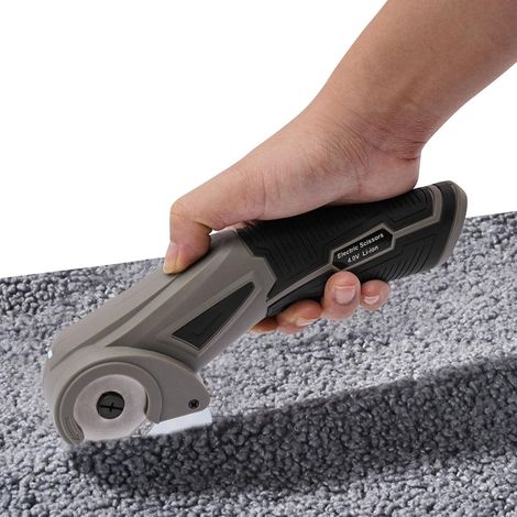 Ciseaux électriques - découpeuse en carton batterie Li - ion sans fil LED 220V USB méthode de charge 4V 2ah gris machine de découpe de précision machine de découpe de matériaux (1/5)