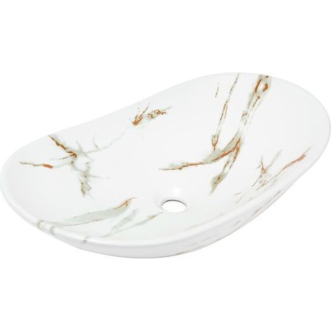 SAT Infinitio 61,5x36 cm marbre blanc mat sans trop-plein (SATINF61536MR) (1/5)