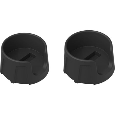 Zwei Silikonmatten für Espressomaschinen rutschfeste Eckmatte für Ninja Luxe Zubehör für Espressomaschinen (schwarz). (1/5)