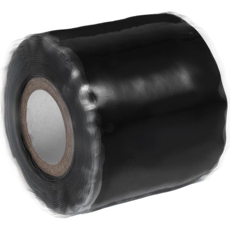 Ruban isolant en silicone noir, 1 rouleau, pour câbles et fils (1/5)
