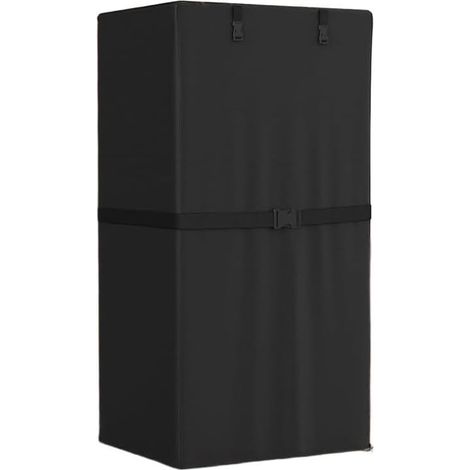 Housse de protection Oxford imperméable et résistante aux rayures pour meubles d'extérieur - 79 x 66 x 152 cm - Noir - 600D (1/5)