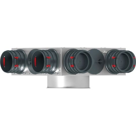 Helios FRS-VE 9-75/160 FlexPipe Verteilelement 9 Einzelstutzen, rund DN 75, Anschluss DN 160 (1/2)