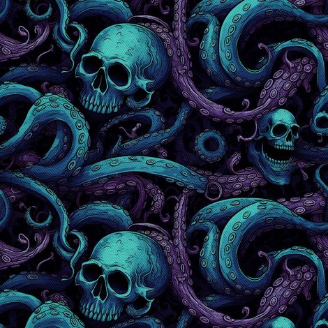 Tela Oxford decorativa para exteriores - Motivo de calavera I DX4306 (1/5)