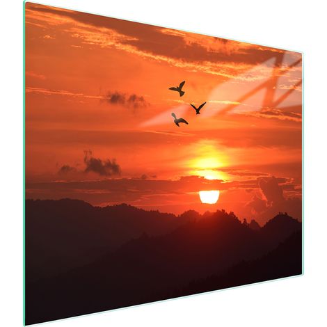 Glasschneidebrett 52x30 Sonne (1/5)