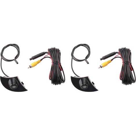 2x Nachtsicht-wasserdichte Auto-Frontkamera mit Logo-Emblem und Markenzeichen für Toyota Camry, Prado, Highlander und RAV4 (1/5)