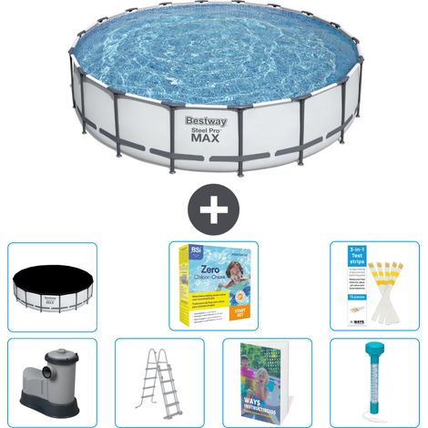 Bestway Piscina Bestway Steel Pro MAX Rotonda - 549x122 cm - 8-pezzi  S532