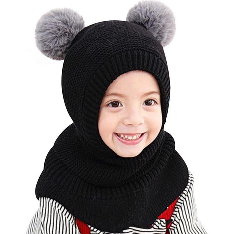 Kinder Sturmhaube mit Halswärmer, winddicht & warm, Fleece, 2-5 Jahre (1/5)