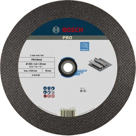 Bosch 305mm Metal Cutting Disc - Aluminium Oxide