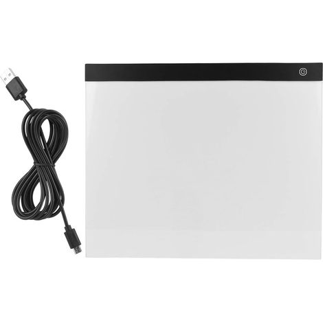 Tableau lumineux, station de photocopie, tableau de photocopie LED A3 pratique et populaire, tableau lumineux pour peinture diamant, table de dessin pour animation, streaming, croquis, animation et po (1/5)