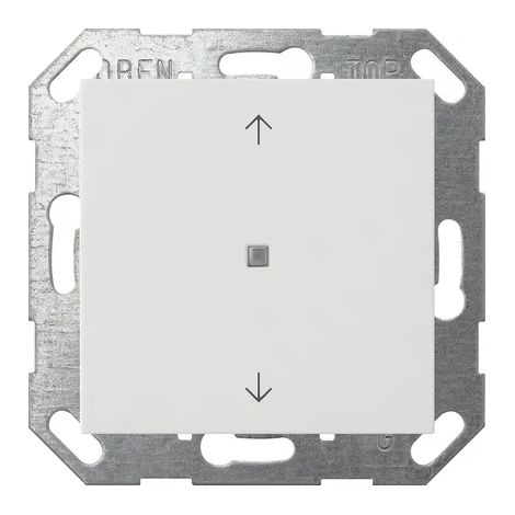 Gira Tasto a bilico 1f frecce OneKNX System 55 Bianco puro m [517227], 5172 27