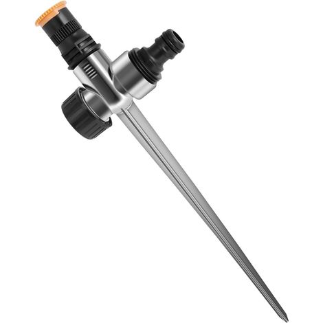 1 Arroseur Rotatif 360° Alliage Aluminium Plastique ABS Raccord Rapide Pelouse Jardin (1/5)