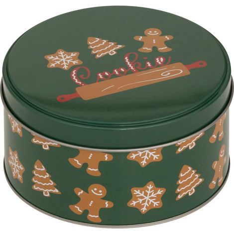 Lattina di natale rotonda in metallo da 2,4 l - 5five (1/5)