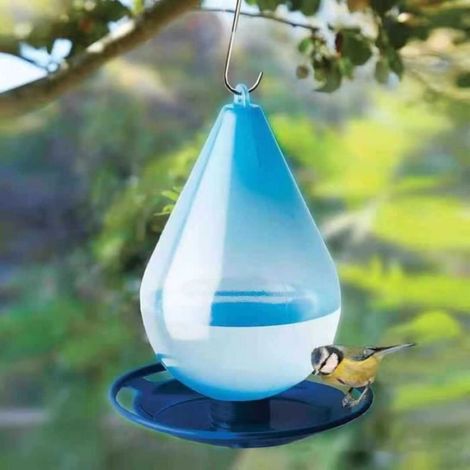 Abreuvoir à gouttelettes pour oiseaux, mangeoire à eau pour oiseaux sauvages, mangeoire à eau extérieure pour jardin (1/4)