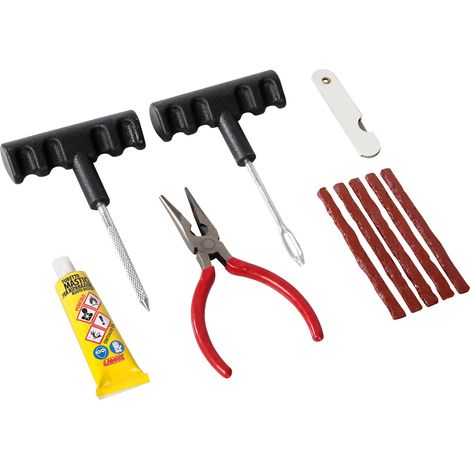 Basic-set, kit riparazione forature pneumatici tubeless (1/2)