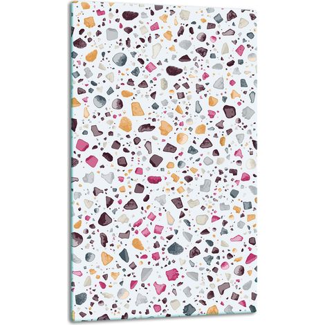 Tischplatte aus Glasplatte 30x52 Mosaik (1/5)