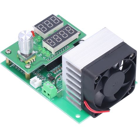 Module de test de charge électronique LCD numérique avec ventilateur de refroidissement pour armoire de vieillissement 9.99A 30V