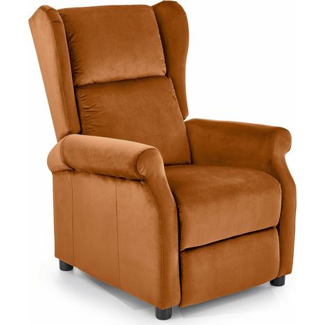 Sillón reclinable Houston 878, Marrón, 83x75x92cm, Tapiz (1/2)