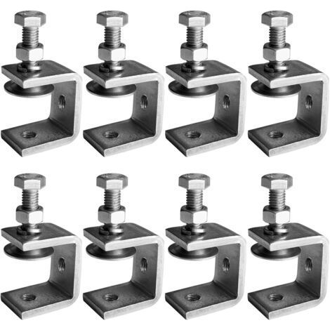 Robuste Klemmen, Klemmen und Spanner aus Edelstahl 304, Tischlerwerkzeuge, Heimwerker- und Autoreparatur. (1/5)