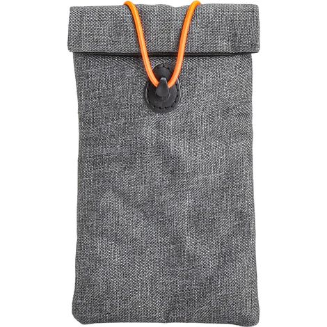 Faraday Étui pour téléphone portable et clé de voiture - 17 × 10 cm - Étui de protection Keyless-Go avec bloqueur RFID - Sac anti-bruit anti-écoute contre 5G/GPS, anti-odeur et étanche, idéal pour (1/5)
