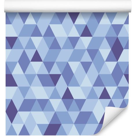 Carta da parati con motivo geometrico colorato per soggiorno e camera da letto, 50x1000 cm. (1/5)