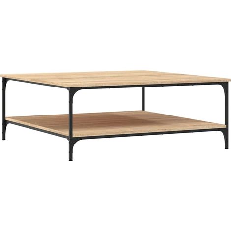 Maison Exclusive - Tavolino Salotto Rovere Sonoma 100x100x40 cm Legno Multistrato