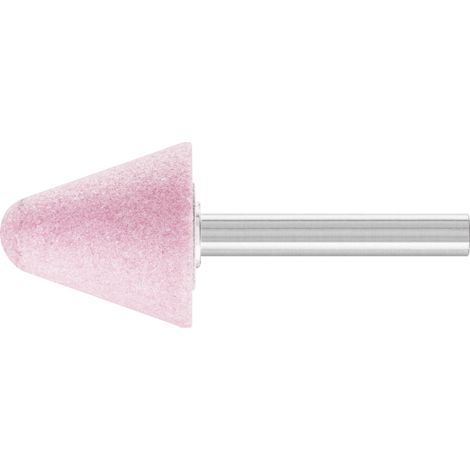 PFERD TOOLS STEEL EDGE Schleifstift Kegel Ø 25x25 mm Schaft-Ø 6 mm A60 für Stahl- und Stahlguss 10 Stk