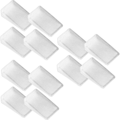 Lot de 12 cales de nivellement antidérapantes et sûres en PVC (1/5)