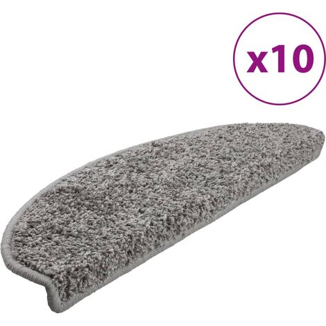 Maison Exclusive - Stufenmatten 10 Stk. 65x21x4 cm Grau Halbrund
