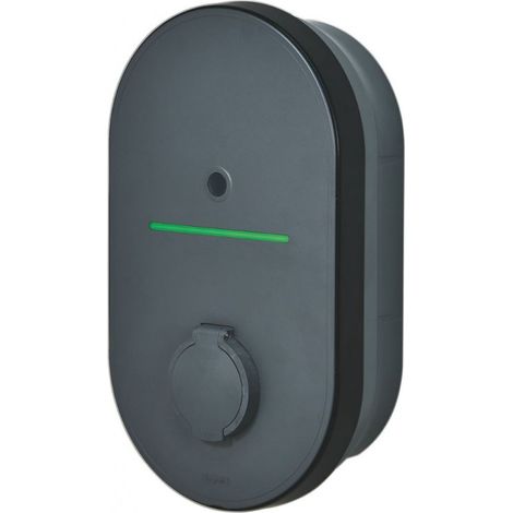 Legrand – Borne de recharge électrique 7,4 kW – Monophasée – IP55 – Installation murale ou au sol – Connectée avec application Home + Control