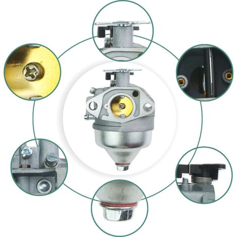 Kit carburateur GCV190 pour moteurs HRB217 et HRX217, carburateur pour tondeuses à gazon et tronçonneuses, spécialement conçu pour les tondeuses à gazon Honda, améliorant l'économie de carburant. (1/3)