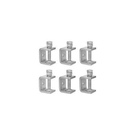 6 Pièces Serre Joints C 30mm, Pince C Robuste Acier Inoxydable 304 Réglable Plage de Serrage 0-25mm pour Soudage Charpentier Montage Domestique, l'Ébénisterie