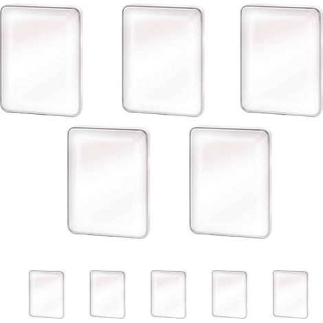 Trade Shop - 10er Set Klebepads für Handyzubehör Smartphone Alles befestigen aus Silikon - (1/5)