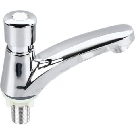 Retard de Conception de Bouton Poussoir de Robinet économiseur D'eau, Robinet en Alliage Simple Froid pour la Maison