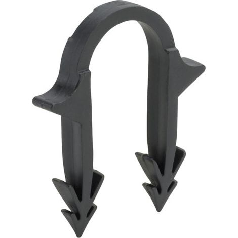 Viega Objekthaltenadel 1245.1 für d. 14-18mm, Höhe 42mm, Kunststoff, Schwarz (1/3)